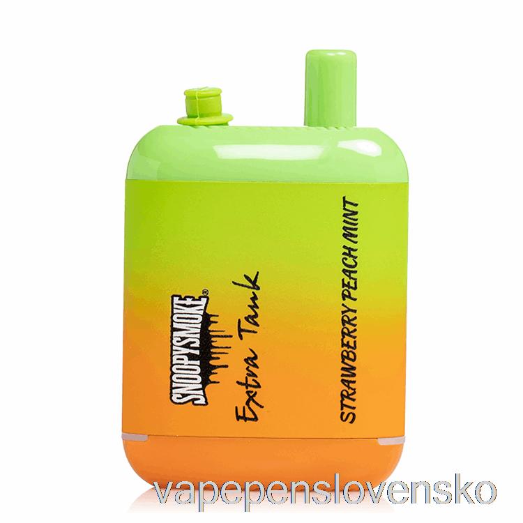 Snoopy Smoke Extra Nádrž 2 15000 Jednorazová Cigareta Jahoda Broskyňa Mäta
